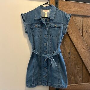 Lone Star Blue Denim Jean Mini Dress